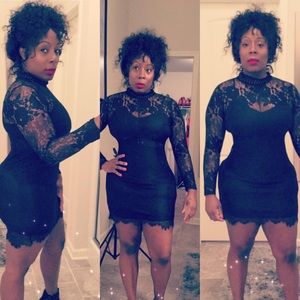 Lace mustard seed brand dress